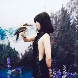 一组创意摄影美女与野兽,挽救了黑市里动物们的生命组图
