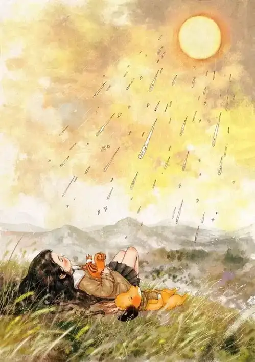 画风堪比宫崎骏,韩国插画师笔下的森林女孩圈粉无数
