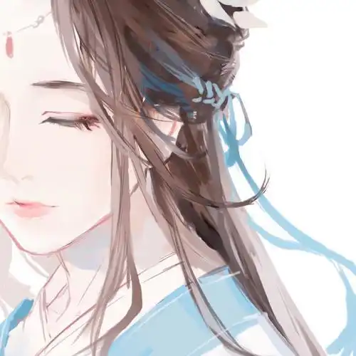 故人发已衰白,风尘覆盖,不奢求重来古风系列动漫头像
