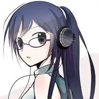 耳机娘戴耳机的动漫女生,戴着耳机的女孩子
