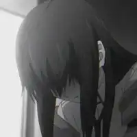超酷黑色系女生头像不露脸动漫超酷黑色女头
