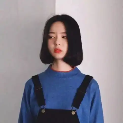 优质女头短发气质女生头像
