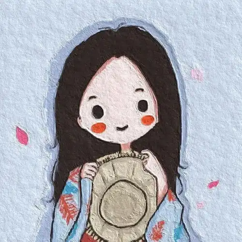 个性油画微信头像温柔是黑暗世界里永恒的光
