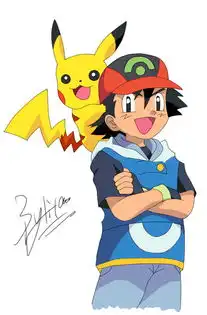 小智与皮卡丘图片
