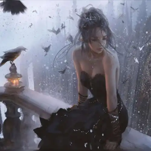 插画系唯美干净动漫二次元女生卡通动漫头像我要个性网
