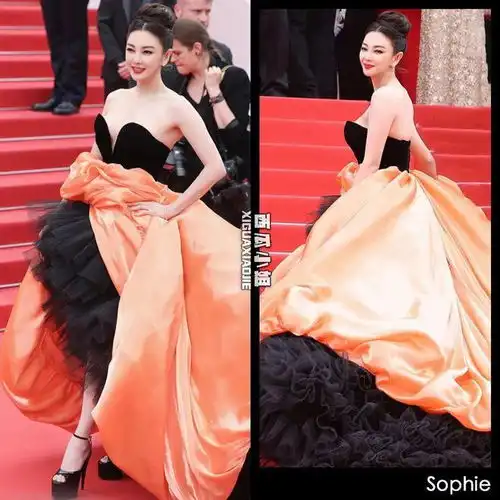 倪妮又出神图啦韩国人敢让她走红毯吗
