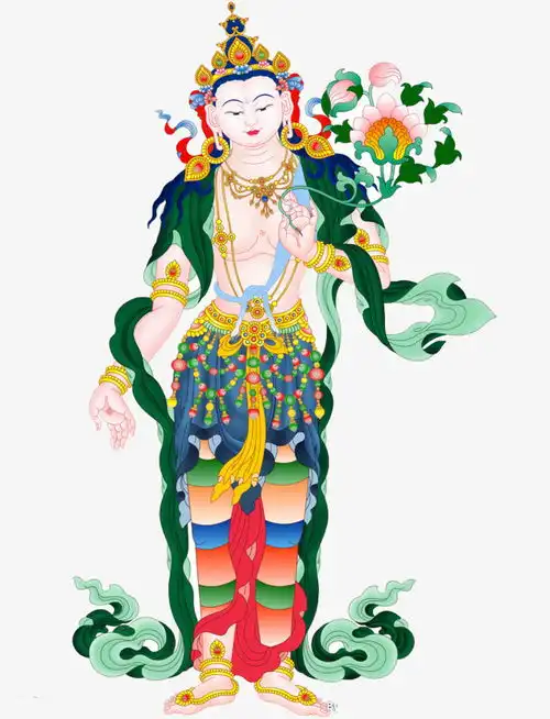 文殊菩萨画像素材图片免费下载高清卡通手绘png千库网图片编号6172140
