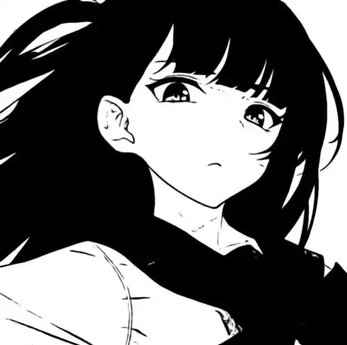 致郁系黑白男女头像
