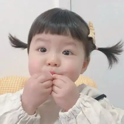小萌娃头像女生,傲娇小可爱捣蛋淑女
