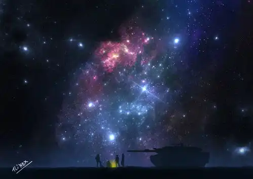 美到窒息的图片二期夜色星空
