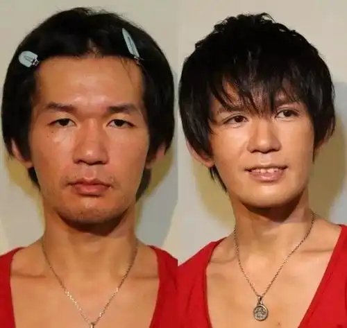 震惊谁说只有女生化妆欺骗性大,男生丝毫不逊色

