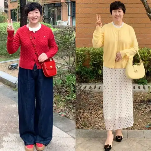 这才是5060岁女人的优雅装扮杜绝大妈装,简约显气质
