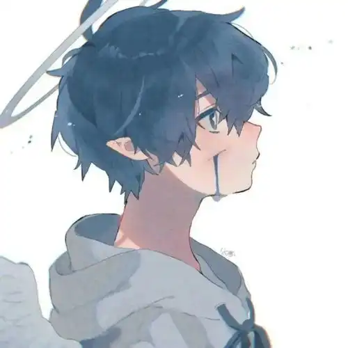 伤感动漫男生头像单曲循环的歌词里都是遗憾
