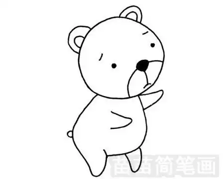 熊简笔画怎么画图片大全
