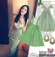 玩转小清新女星最爱14款薄荷绿单品十三
