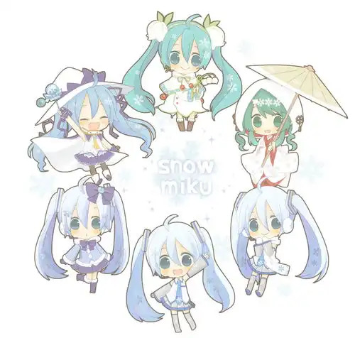 2019年snowmiku纪念栏壁纸的啦
