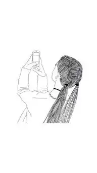 qq皮肤不忘初心女生黑白
