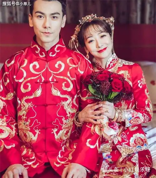 穿中式婚纱最美的六位女星,赵丽颖垫底刘诗诗第二,榜首50岁
