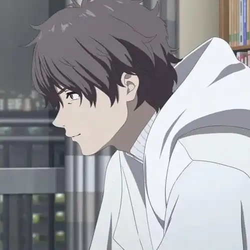 动漫男生头像我带上耳机把一切声音隔绝在外也隔绝了我自己
