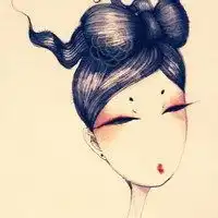 小清新女生头像手绘微信头像图片大全
