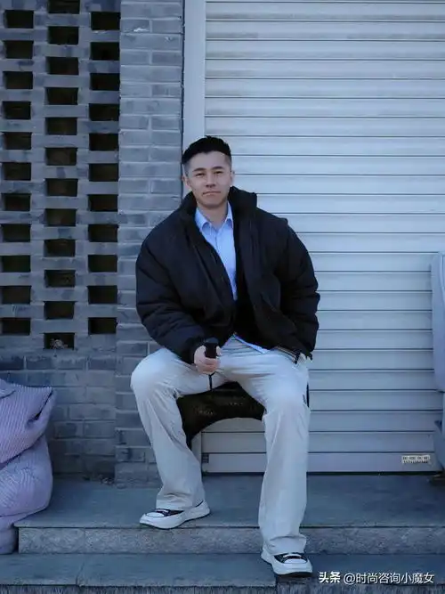 中年男人,为什么劝你穿羽绒服别配毛衣看完3组对比图,就懂了
