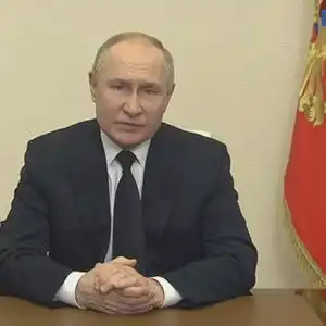 俄罗斯总统普京就恐怖袭击事件发表电视讲话宣布24日为全国哀悼日
