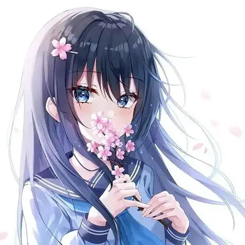 唯美动漫女头世间美好是善意的温柔和及时赶到的你
