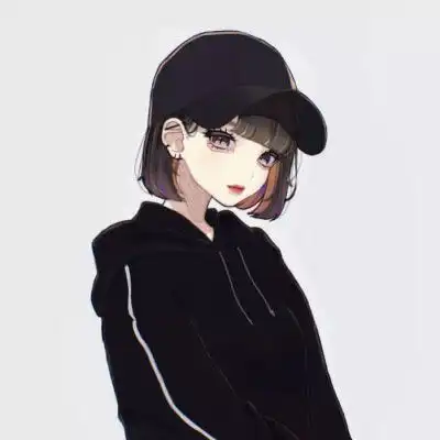 短发冷艳女生手绘头像,努力做好自己要做的一切
