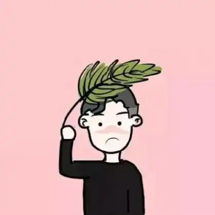 微信可爱情侣头像一对两张,手绘简约萌一看就喜欢的
