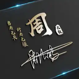 想换微信头像的朋友看这里,35张个性十足3d连笔签名头像,请查收
