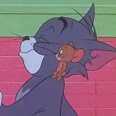 汤姆猫和杰瑞老鼠情侣头像
