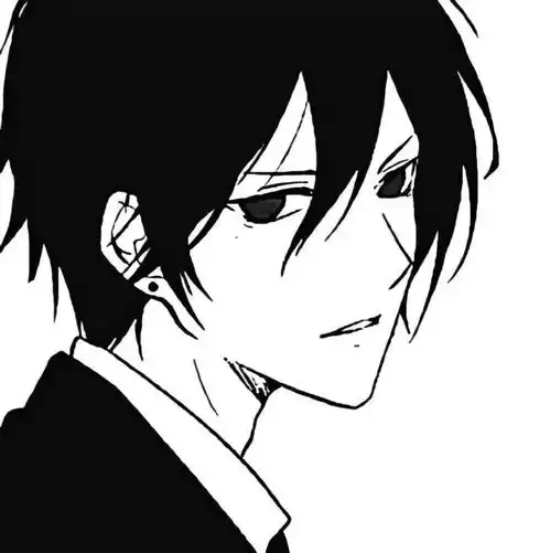 一辈子不换的绝绝子黑白动漫头像
