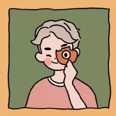 情侣头像手绘简约一对手绘qq头像情侣专用图片
