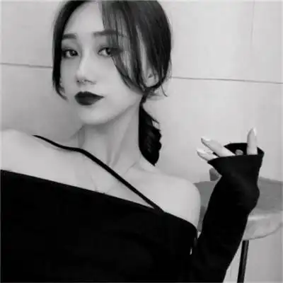 优质女头高清黑白社会高冷范女生头像全集
