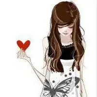 卡通韩国女孩图片头像微信头像图片大全
