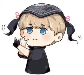 鹿晗卡通图,做diy短袖,背景要白色,可爱的全身图
