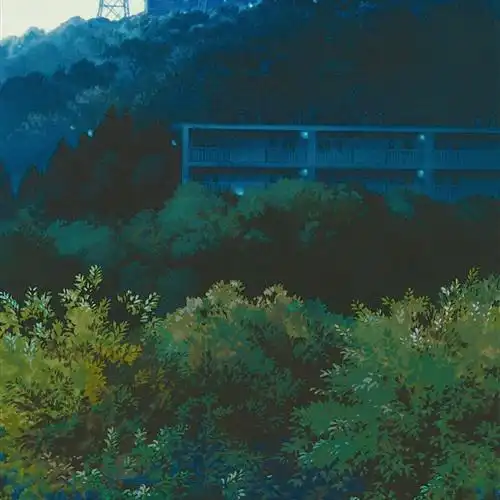 手绘的风景其实也是很美丽的,动漫绿色风景头像图片
