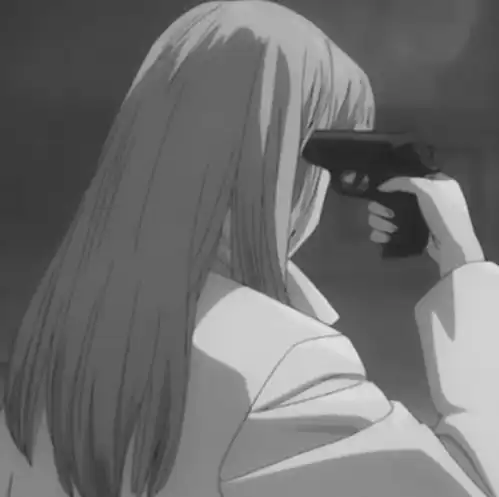 超火微丧动漫女生头像很难过,喜欢的得不到,拥有的不喜欢
