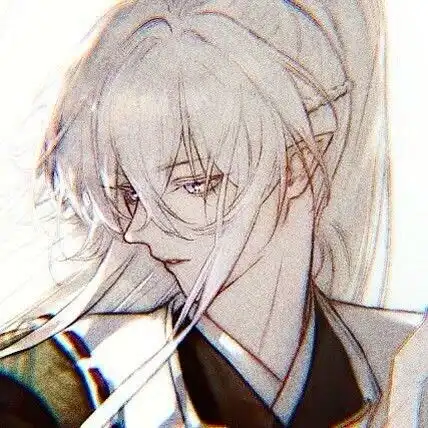 绝美白发古风男头最是人间留不住,朱颜辞镜花辞树腾讯新闻
