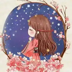 唯美古风情侣头像
