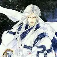 二次元白发男生头像古装微信头像图片大全
