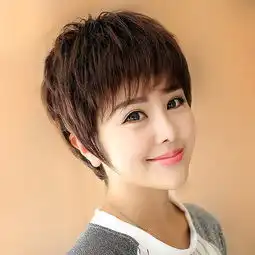 美元素假发女真发混发气质优雅假发女短卷自然逼真女士仿真假头发假发套mr012怎么样好不好
