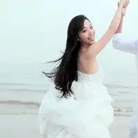 海边婚纱情侣头像微信头像图片大全
