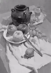 色彩静物也有黑白灰关系,你知道要如何处理吗
