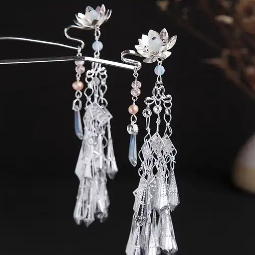 12星座古风头饰处女是蝴蝶追月,巨蟹是步步生莲,仙
