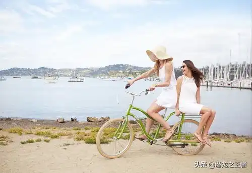 自然美景和美女
