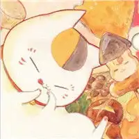治愈系动漫夏目友人帐头像超萌猫咪老师头像
