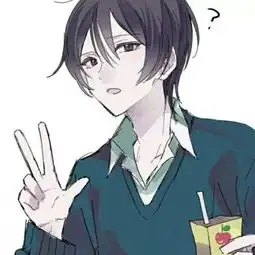 男生二次元古风头像
