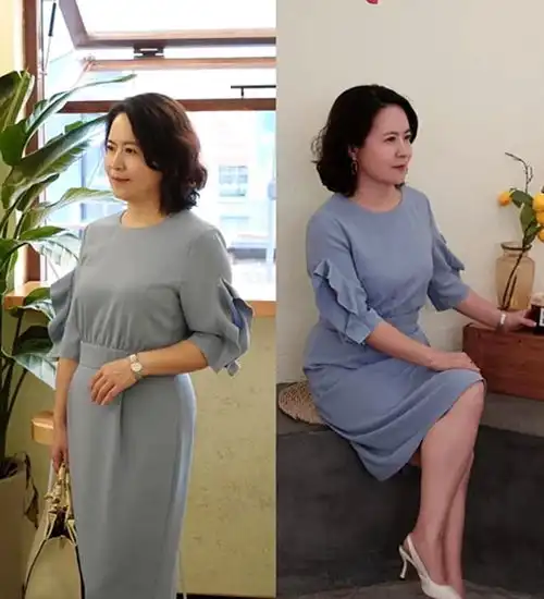 女人过50岁后,是穿花还是素看这4组对比图就明白

