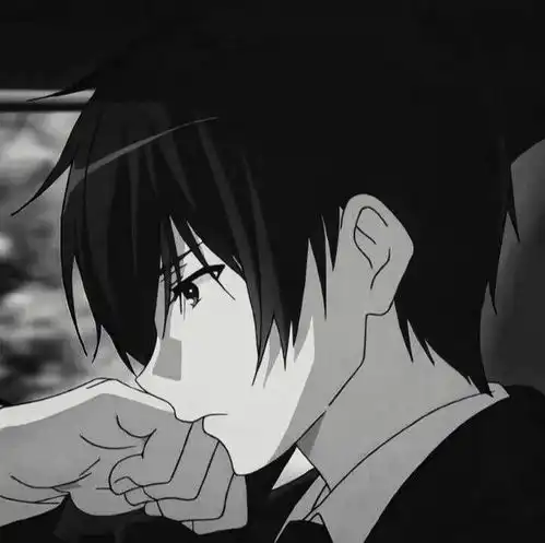 动漫头像黑暗系男生头像
